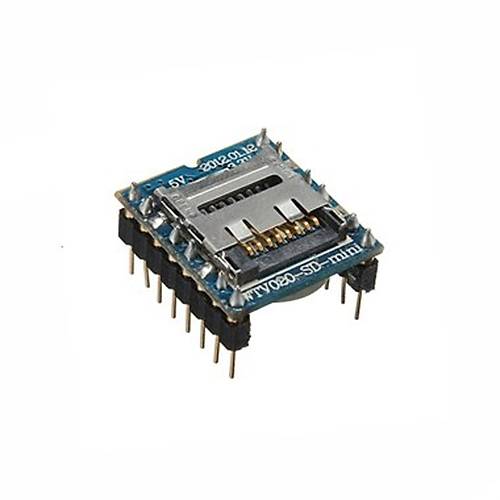 WTV020 Mini SD Kartl Ses ve Mp3 Modl - WTV020-SD-Mini