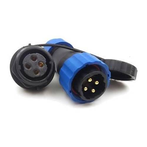 SD20 4 Pin 20mm Su Ge�irmez Konnekt�r Tak�m� - Panel Tipi