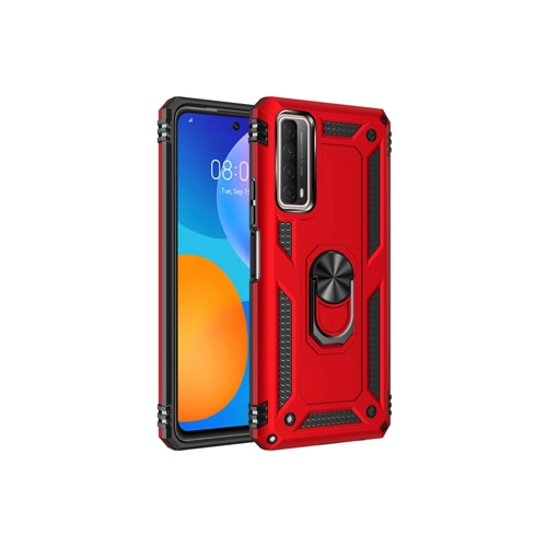 Newface Huawei P Smart 2021 Klf Sofya Yzkl Silikon Kapak - Krmz