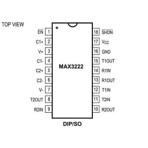 MAX3232ESE+ SOIC-16 SMD Entegre