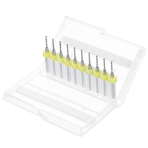 1.2mm PCB Matkap Ucu Seti - 10 Adet (Kutulu)