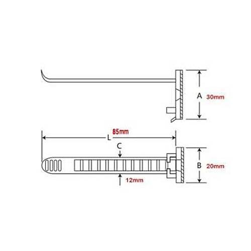 ACT-22 Yapkanl Ayarlanabilir Kablo Ba