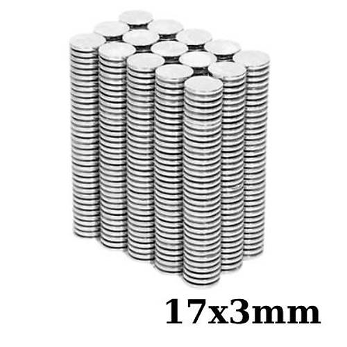 17x3mm Neodyum Gl Mknats - Neodim Magnet