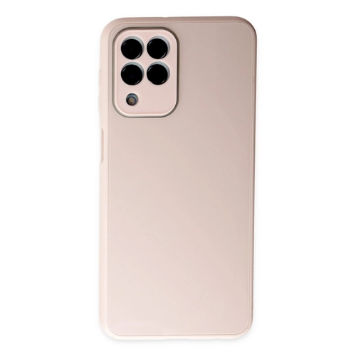 Newface Samsung Galaxy M33 Klf Glass Kapak - Pembe