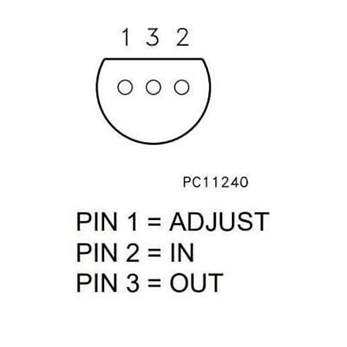 LM317LZ TO-92 40V 100mA Ayarlanabilir Voltaj Regülatörü