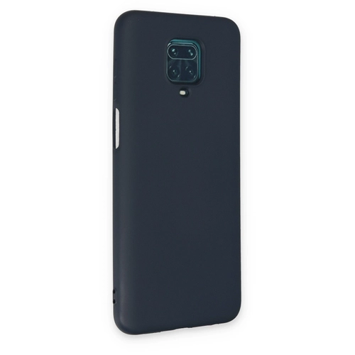 Newface Xiaomi Redmi Note 9 Pro Klf Nano ii Kadife Silikon - Lacivert