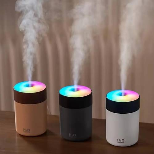 DivexUSB Led Ikl Hava Nemlendirici Colorful Humidifier Gri H-41