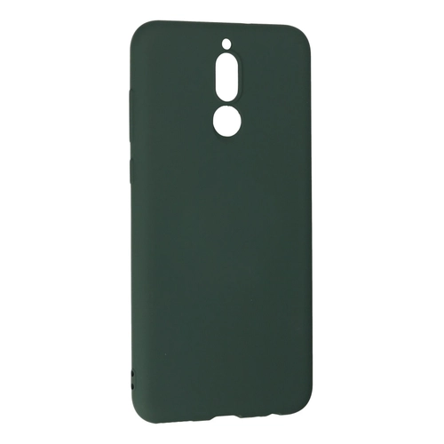 Newface Huawei Mate 10 Lite Klf Nano ii Kadife Silikon - Koyu Yeil