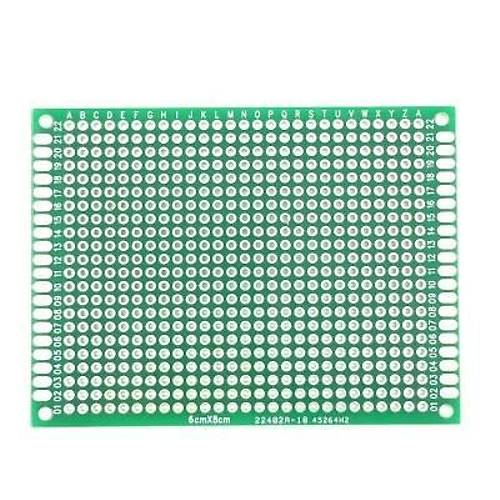 6x8cm Epoxy ift Tarafl Delikli Plaket