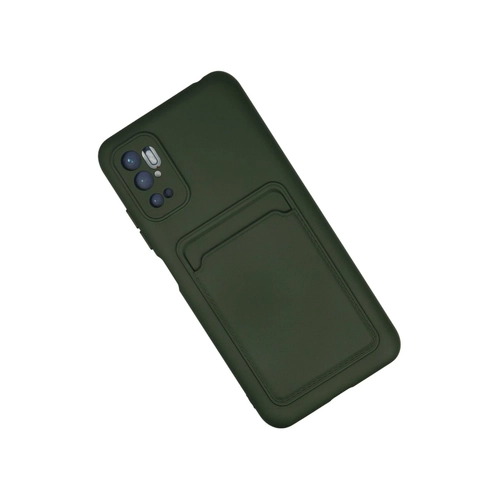 Newface Xiaomi Redmi Note 11 SE Klf Kelvin Kartvizitli Silikon - Koyu Yeil