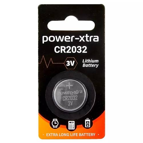 Power-Xtra CR2032 3V Lityum Pil - Tekli Blister