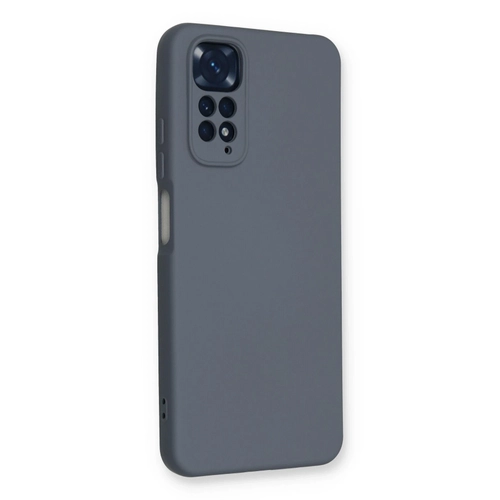 Newface Xiaomi Redmi Note 11 Klf Nano ii Kadife Silikon - Gri