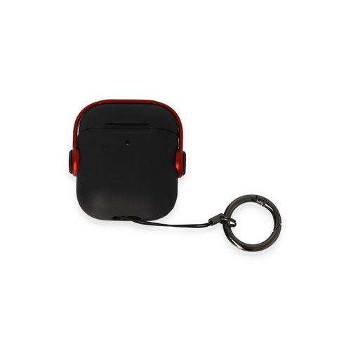 Newface Airpods 2 (2.nesil) Cool Klf - Siyah-Krmz