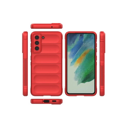 Newface Samsung Galaxy S21 FE Klf Optimum Silikon - Krmz