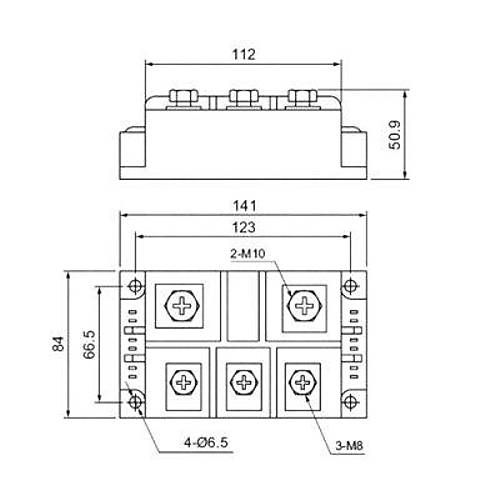 MDQ500-16 500A 1600V Tek Faz Kpr Diyot