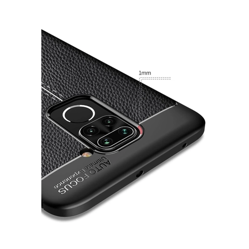 Newface Xiaomi Redmi Note 9 Klf Auto Focus Kapak - Siyah