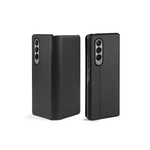 Newface Samsung Galaxy Z Fold 3 Klf Fold Karbon Kapak - Siyah