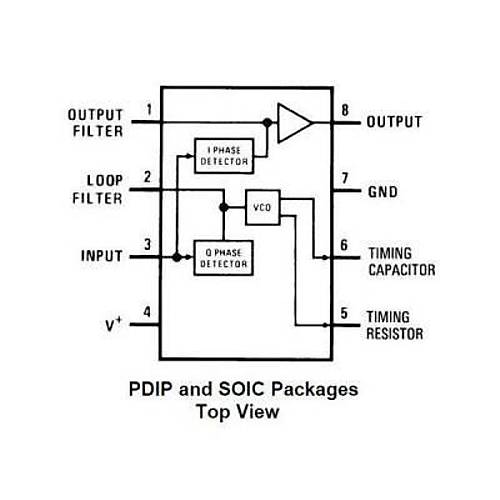 LM567CMX SOIC-8 Smd Codec Entegresi