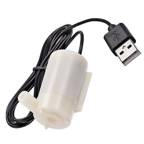 USB Girili Mini Dalg Su Pompas 5V Akvaryum Pompas Yatay