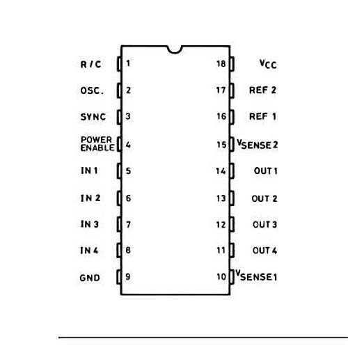 L6506 DIP-18 Motor Sürücü Entegresi