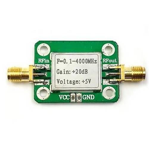 0.1-4000MHz 20dB Gain RF Geni Bant Amplifikatr Modl