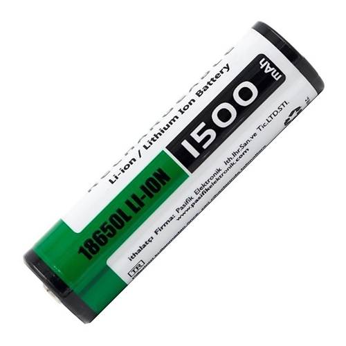 Orion 18650L 1500mAh 3.7V arj Edilebilir Li-ion Pil Bal