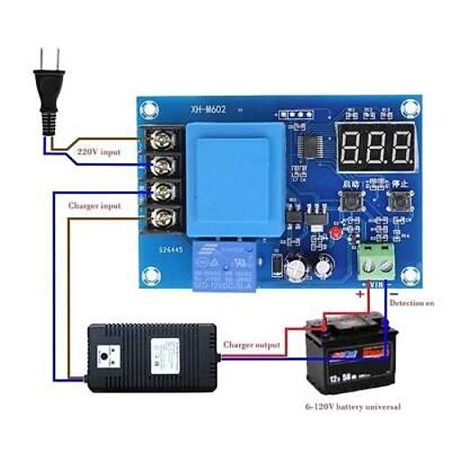 HCW-M633 3,7-120V Lityum Pil - Ak arj Kontrol Devresi