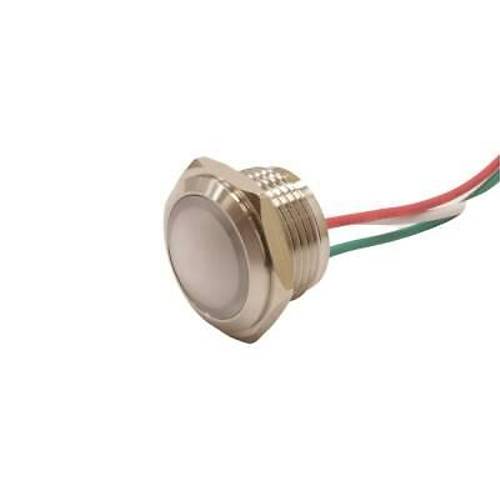 16L-P1/RG+ 16mm 12-24V Kablolu Metal Sinyal Lambas - 2 Renk Anot