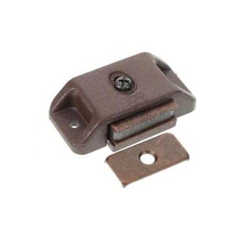 Mknatsl Plastik Mobilya Kapak Kilidi 30x23x13mm - Kahverengi