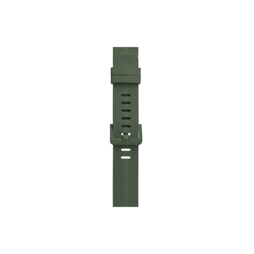 Newface Apple Watch 38mm KR408 izgili Silikon Kordon - Koyu Yeil