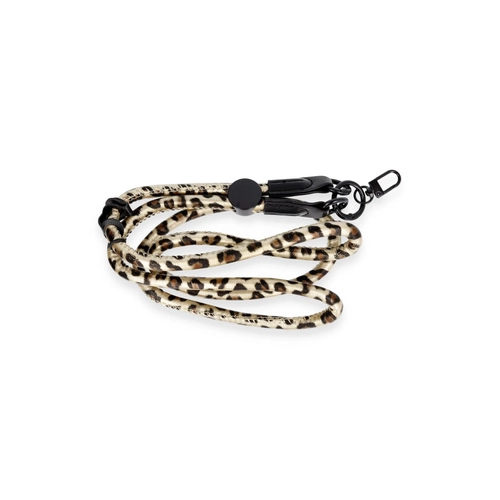 Onegif JI Leopar Desenli Boyun Asks - Gold