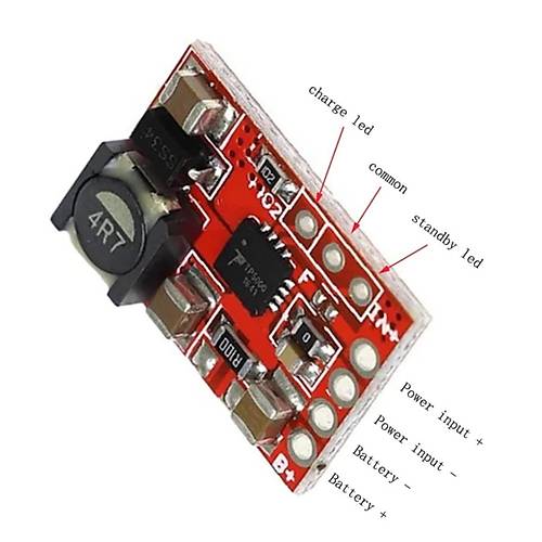 TP5000 4.2V/3.6V 1A LiPo Pil arj Modl
