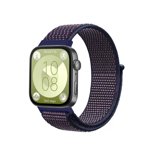 Newface Huawei Fit 4 Hasrl Crtcrtl Kordon - Mavi-Beyaz