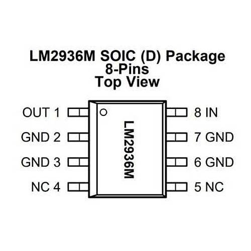 LM2936M-5 SOIC-8 Voltaj Regülatörü Entegresi