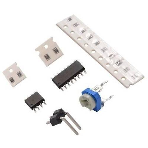 NE555 + CD4017 LED DIY Elektronik Eitim Kiti - Kara imek