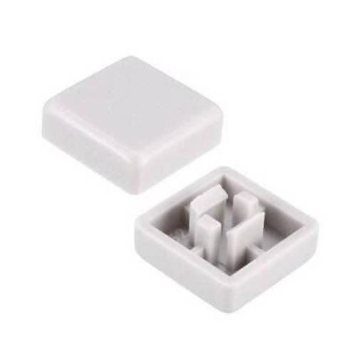 Tact Switch Kapa Kare Gri - 10x10x5mm