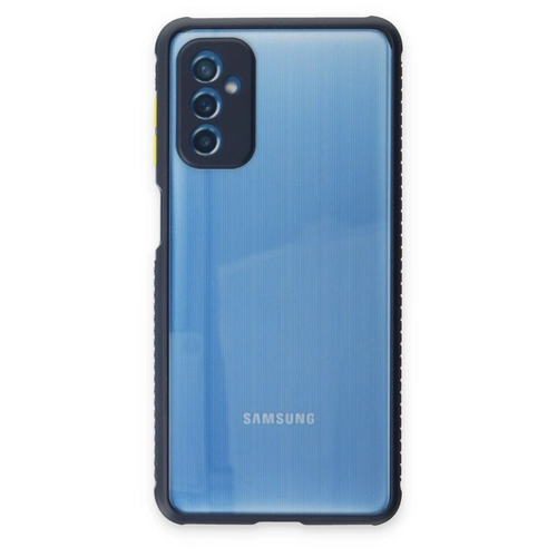 Newface Samsung Galaxy M52 5G Klf Miami effaf Silikon - Lacivert