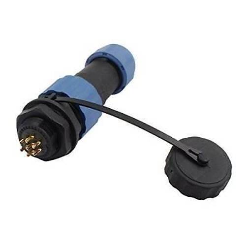 SD16 7 Pin 16mm Su Ge�irmez Konnekt�r Tak�m� - Panel Tipi