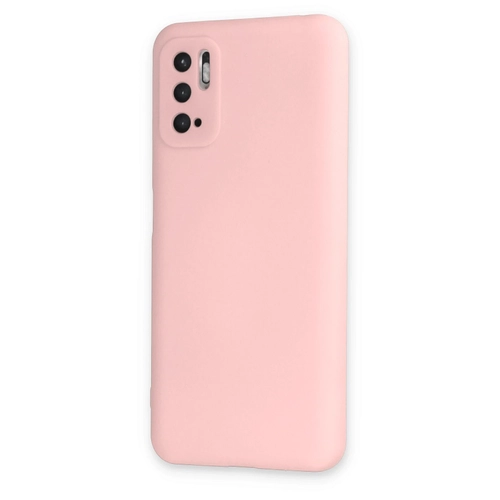 Newface Xiaomi Redmi Note 10 5G Klf Nano ii Kadife Silikon - Pudra