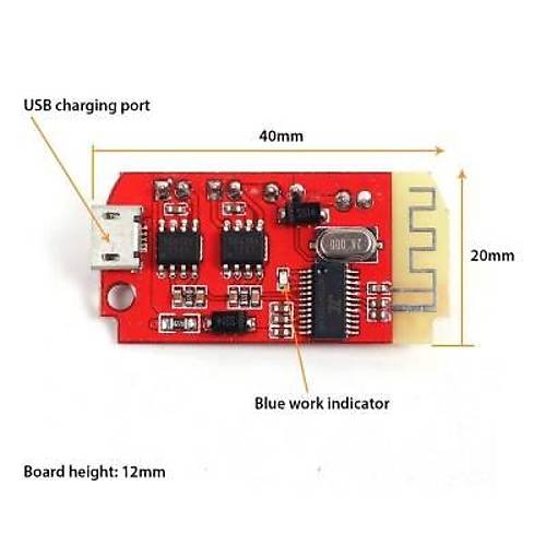 DW-CT14+ arj Edilebilir Bluetooth Amfi Devresi 2*5W