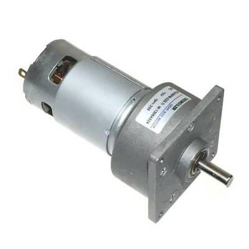 KGA60 12V 200Rpm 60mm Redktrl Flanl Dc Motor