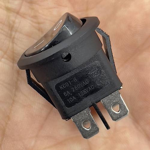 IC-133-4 Yuvarlak Iksz Anahtar On-Off 4P Siyah