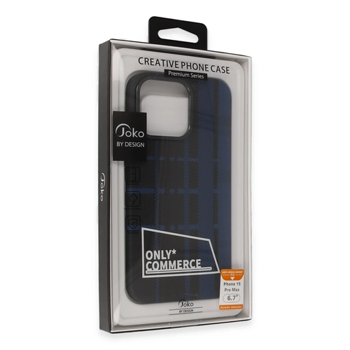 Joko iPhone 15 Pro Klf Taret Kapak - Mavi