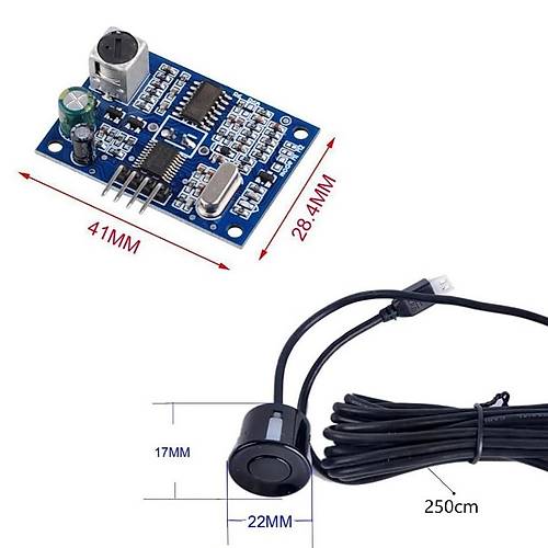 JSN-SR04T Su Geirmez Ultrasonik Mesafe ler Sensr (Transducer)