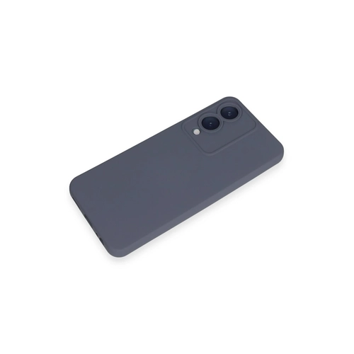 Newface Vivo Y17S Klf Nano ii Kadife Silikon - Gri