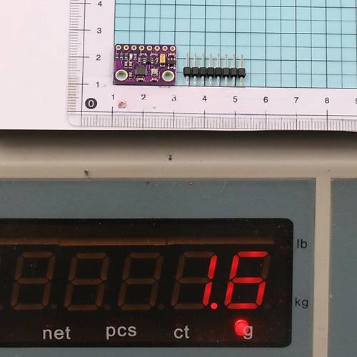 MPU9250+BMP280 10DOF Sensr - Gyro, vme ve Basn