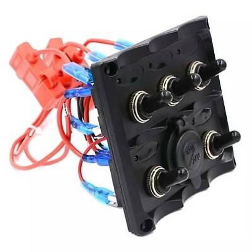 5'li ON-OFF Toggle Switch Panel - akmaklk kl