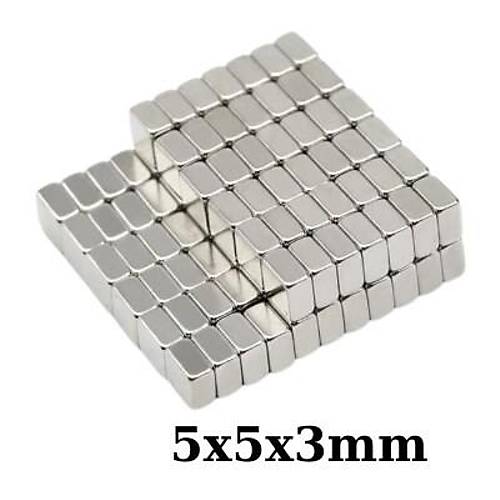5x5x3mm Neodyum Gl Mknats - Neodim Magnet