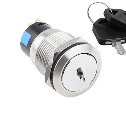 19Y-P1 19mm Anahtarl Mandal Buton 2NO+2NC