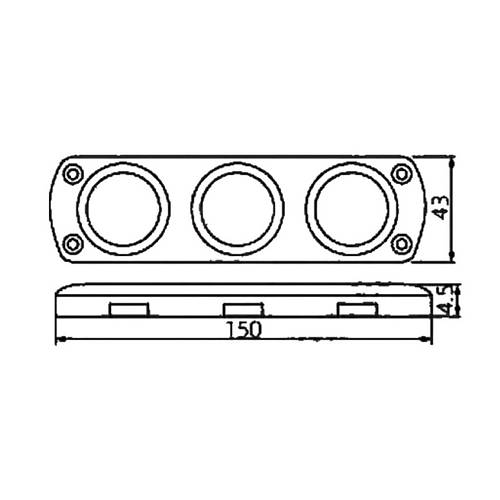 IC-246E Pano Tipler in 3'l Kulak - ereve